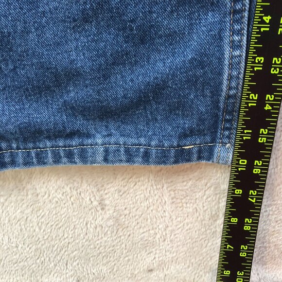 Wrangler Men Jeans Size 38x30 Classic Blue Denim Straight Leg Casual Medium Wash - Picture 6 of 15